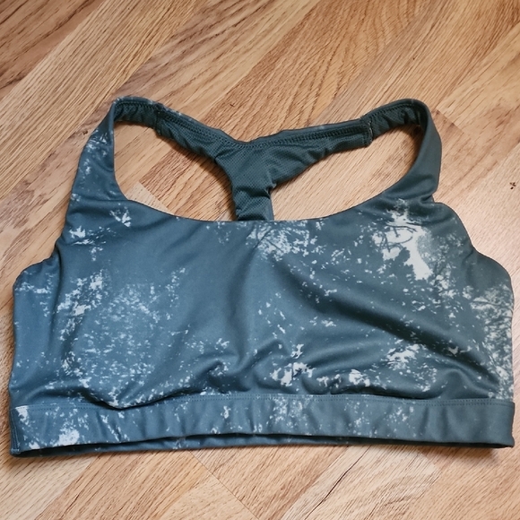 All In Motion Green Sports Bra Size Large - Picture 1 of 3